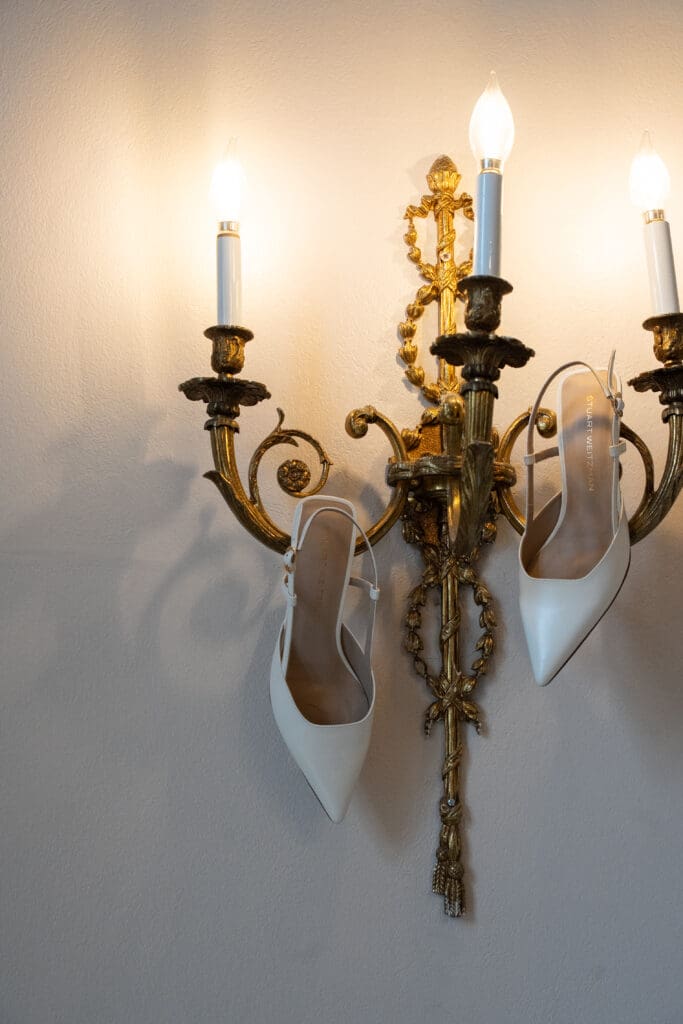 chateau nouvelle details for a wedding